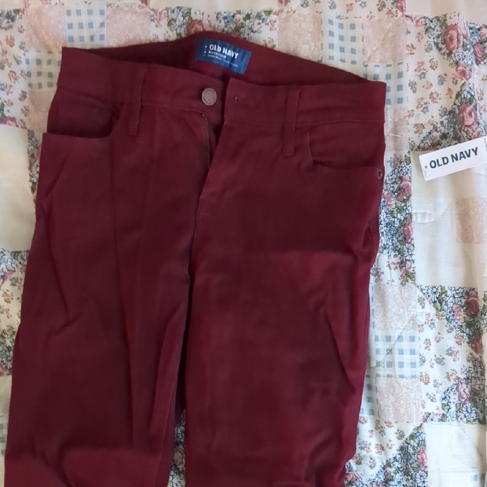 Old Navy Women's Burgundy Jeans